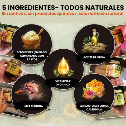 EVIL GOODS - SEBO DE RES: La Crema Exclusiva que Cambiará tu Piel